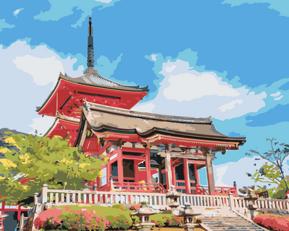 Paint by Numbers - Senso-ji-templet