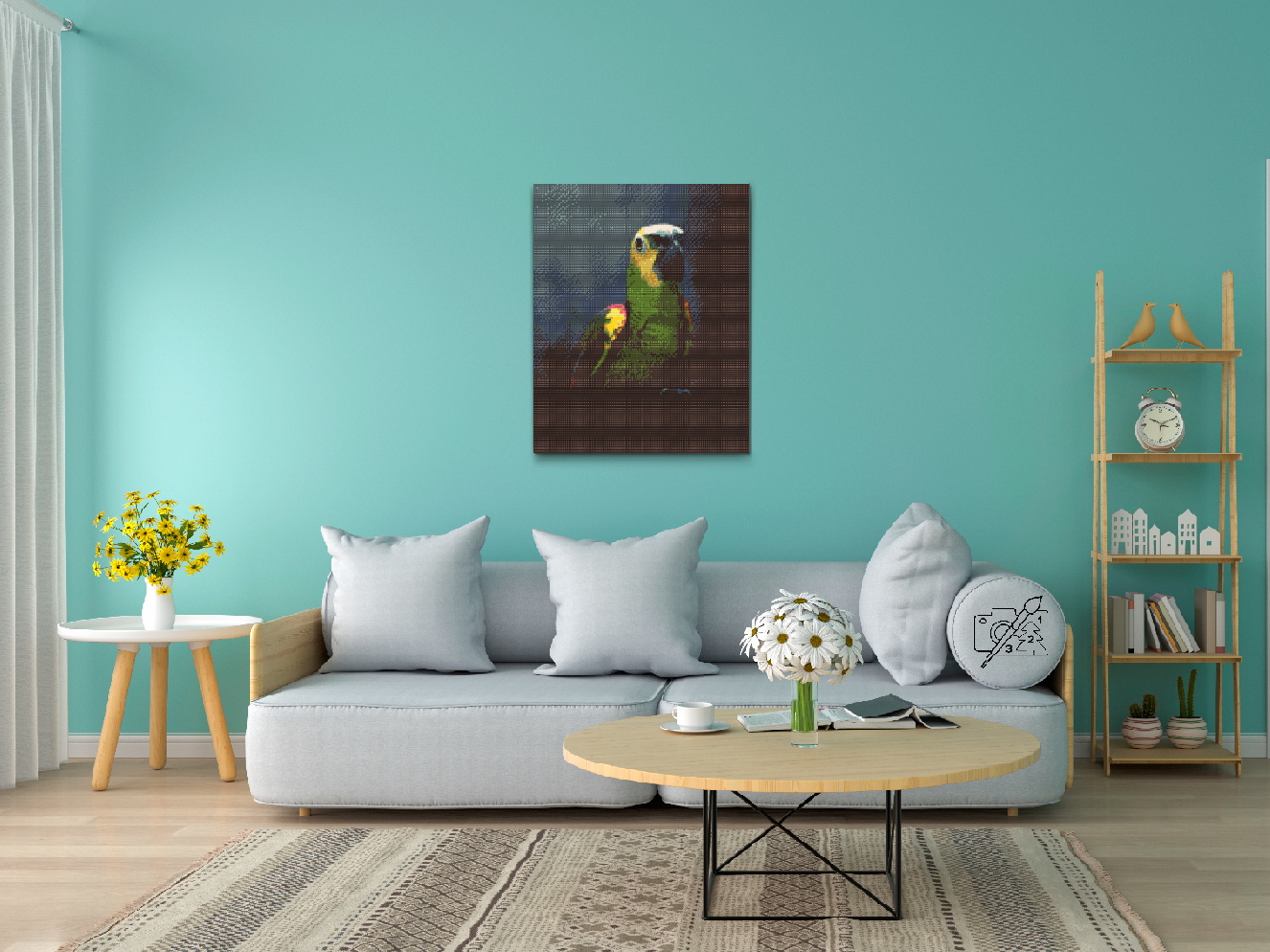Diamond Painting - Amazonpapegøje