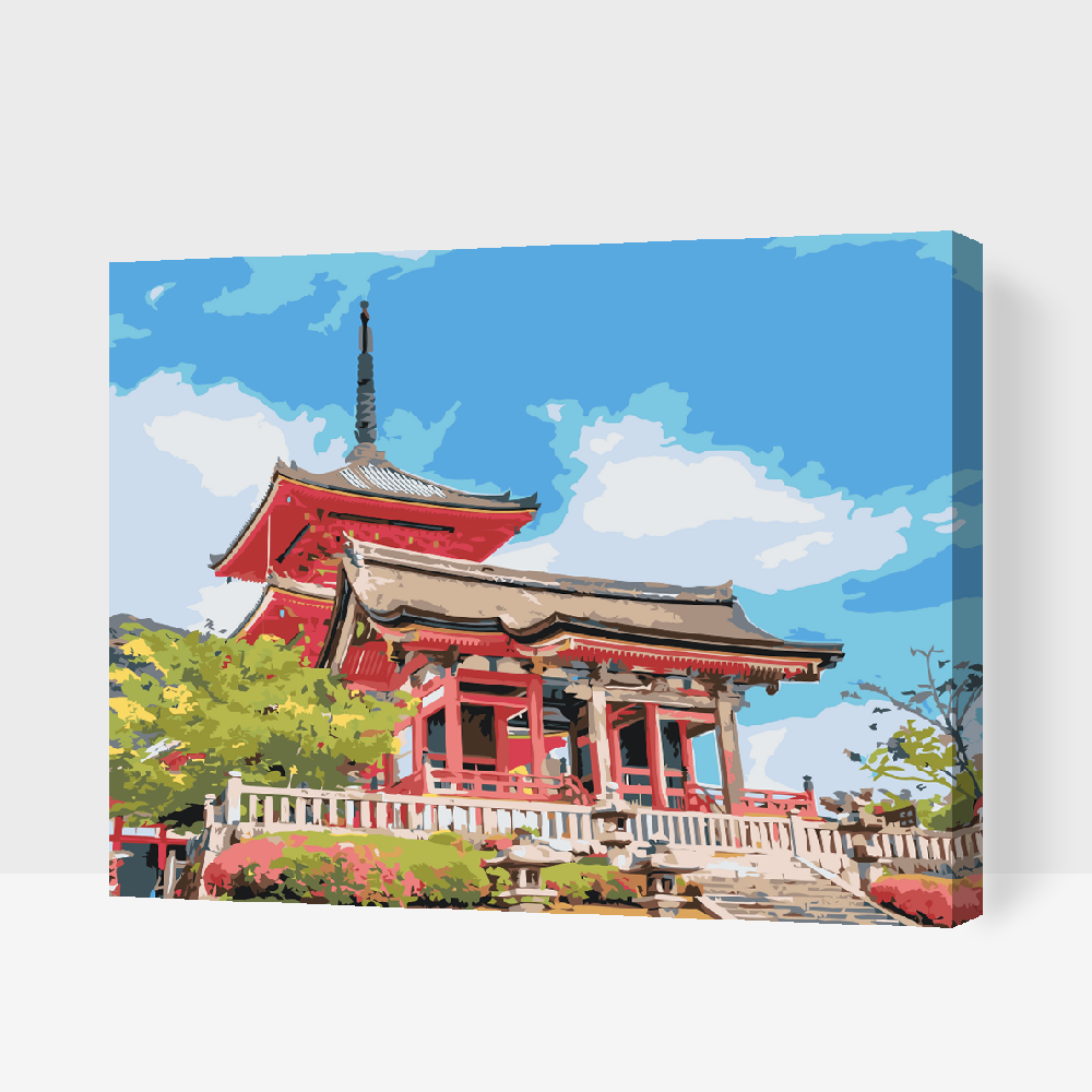 Paint by Numbers - Senso-ji-templet