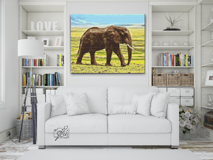 Diamond Painting - Safari-elefant