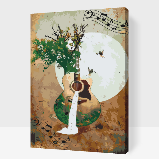 Paint by Numbers - Naturguitar
