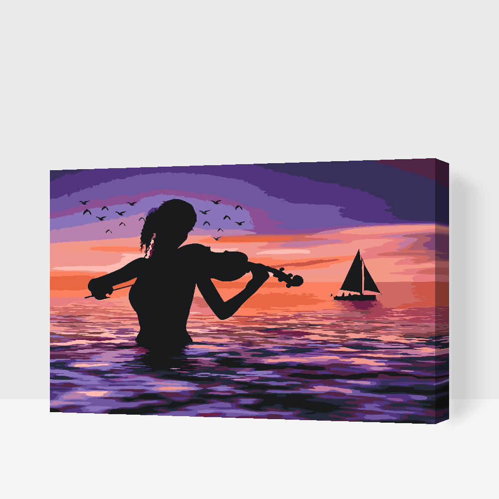 Paint by Numbers - Violinist i havet