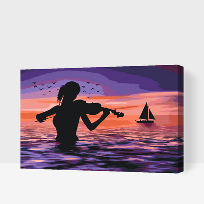Paint by Numbers - Violinist i havet