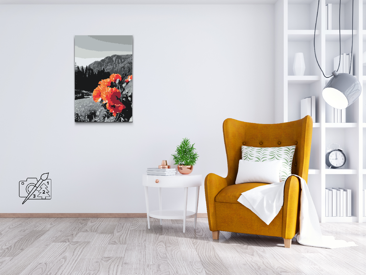 Paint by Numbers - Valmue i bjergene