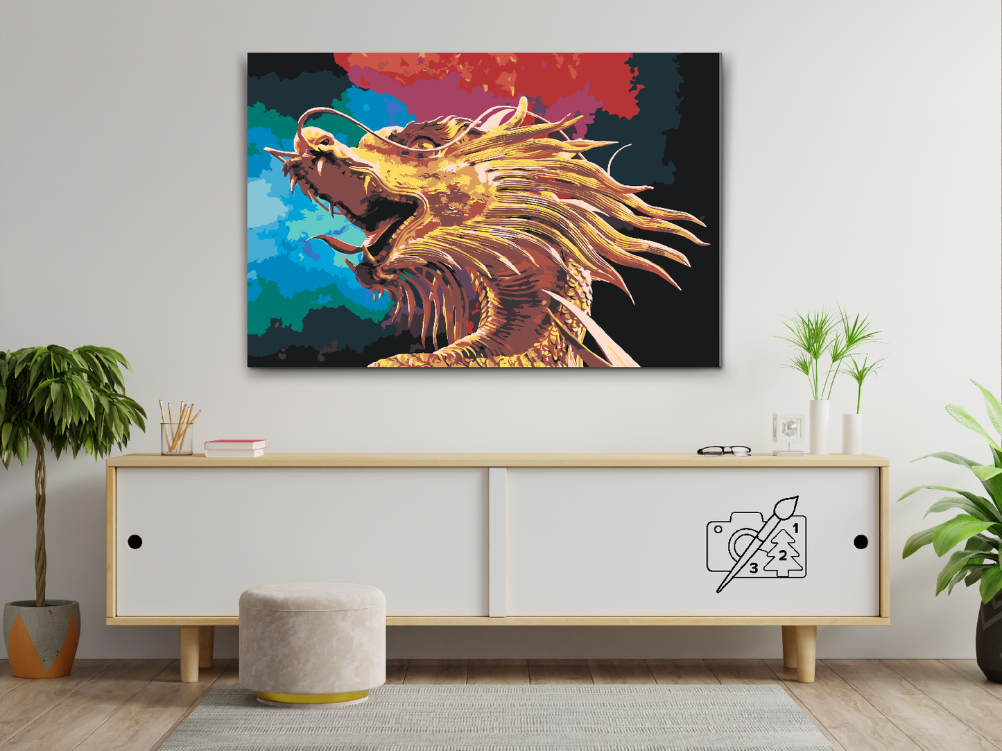 Paint by Numbers - Den Gyldne Drage
