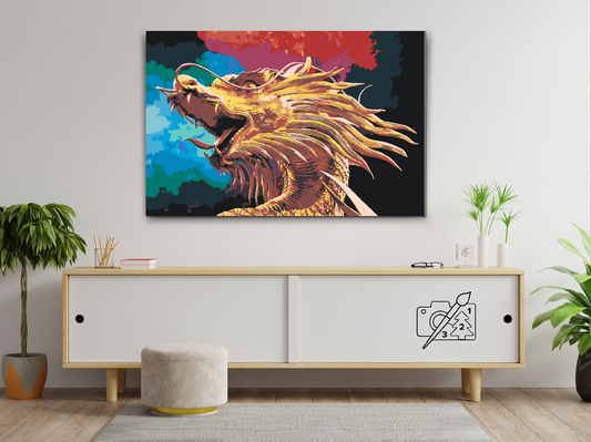 Paint by Numbers - Den Gyldne Drage