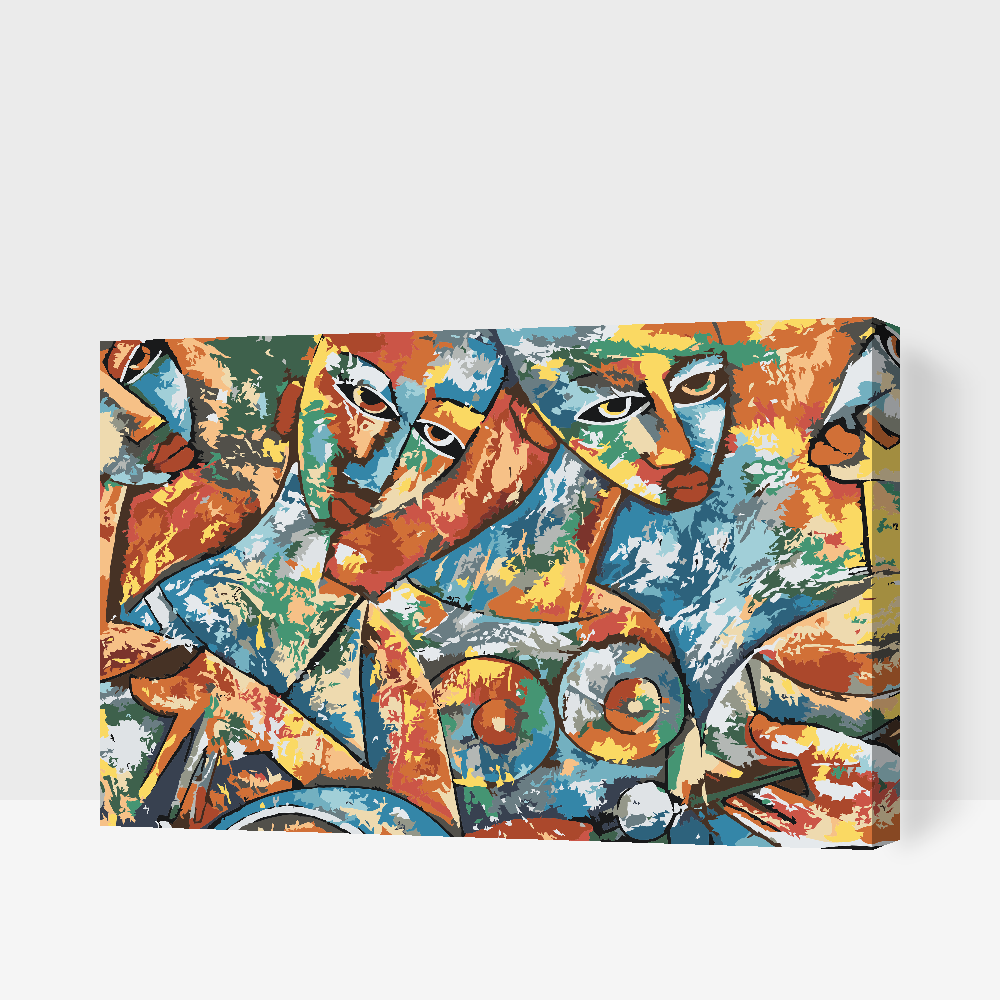 Paint by Numbers - Kunstmaleri