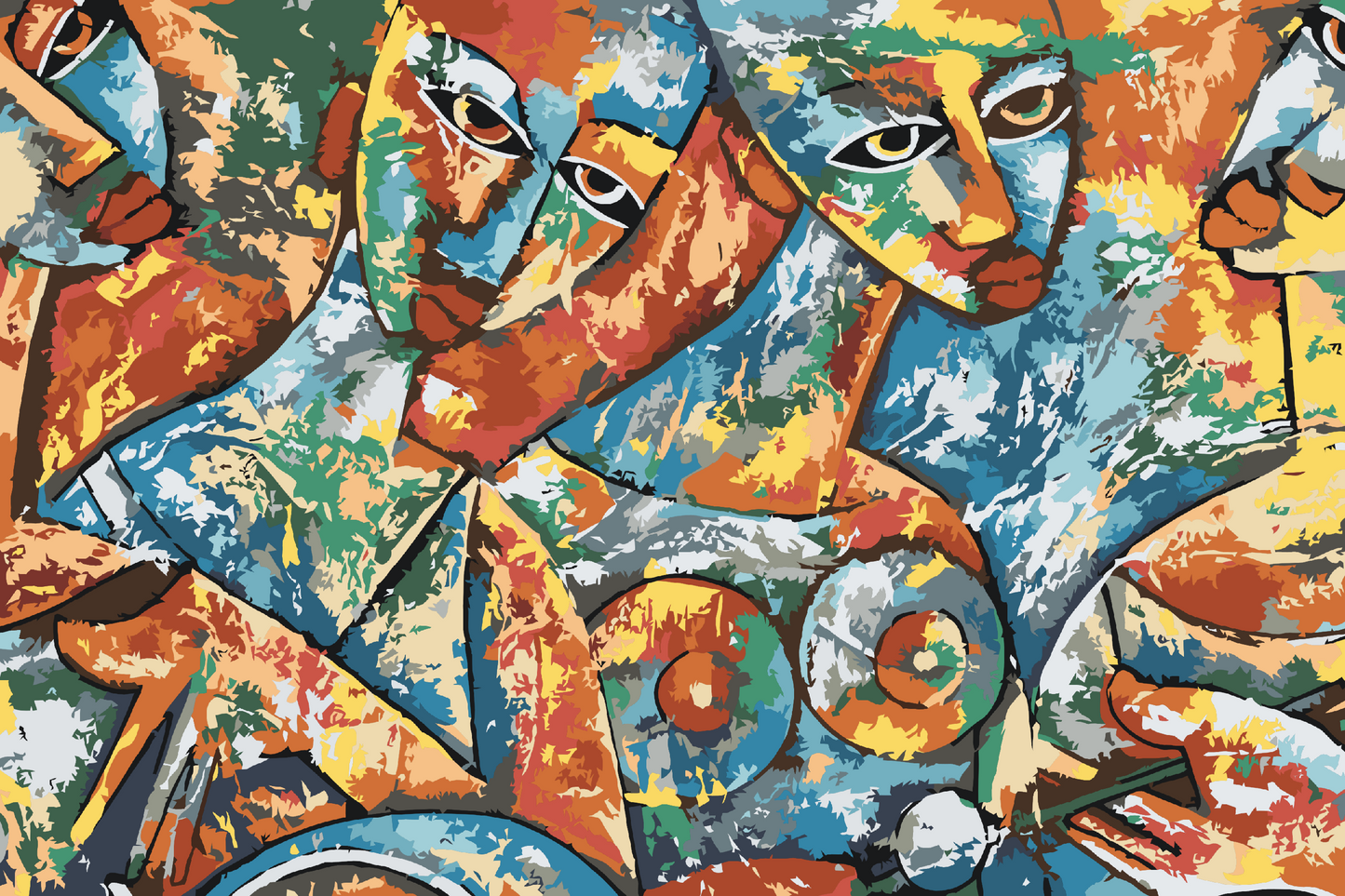 Paint by Numbers - Kunstmaleri