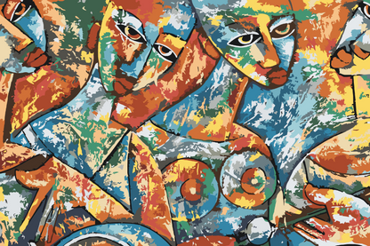 Paint by Numbers - Kunstmaleri