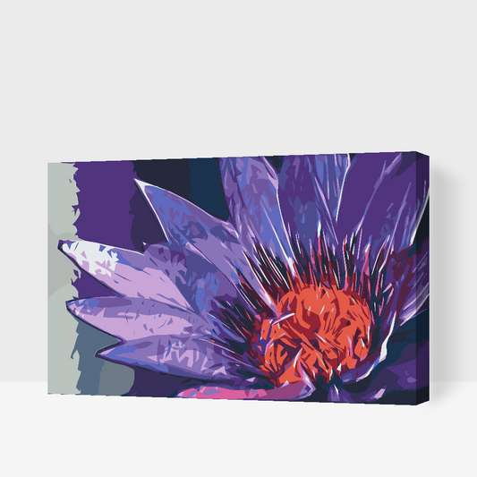 Paint by Numbers - Malet blomst