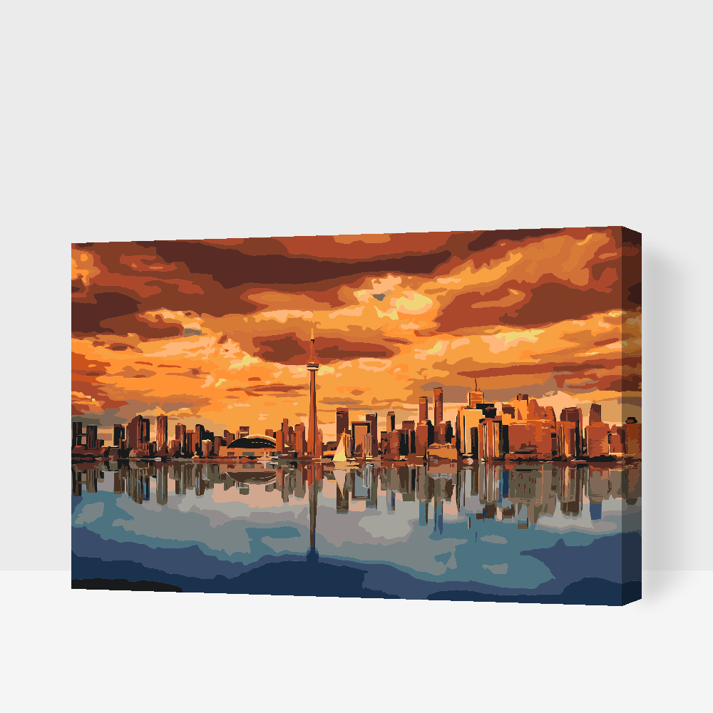 Paint by Numbers - Toronto ved skumring