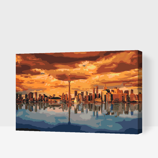 Paint by Numbers - Toronto ved skumring