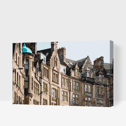 Paint by Numbers - Huse i Edinburgh