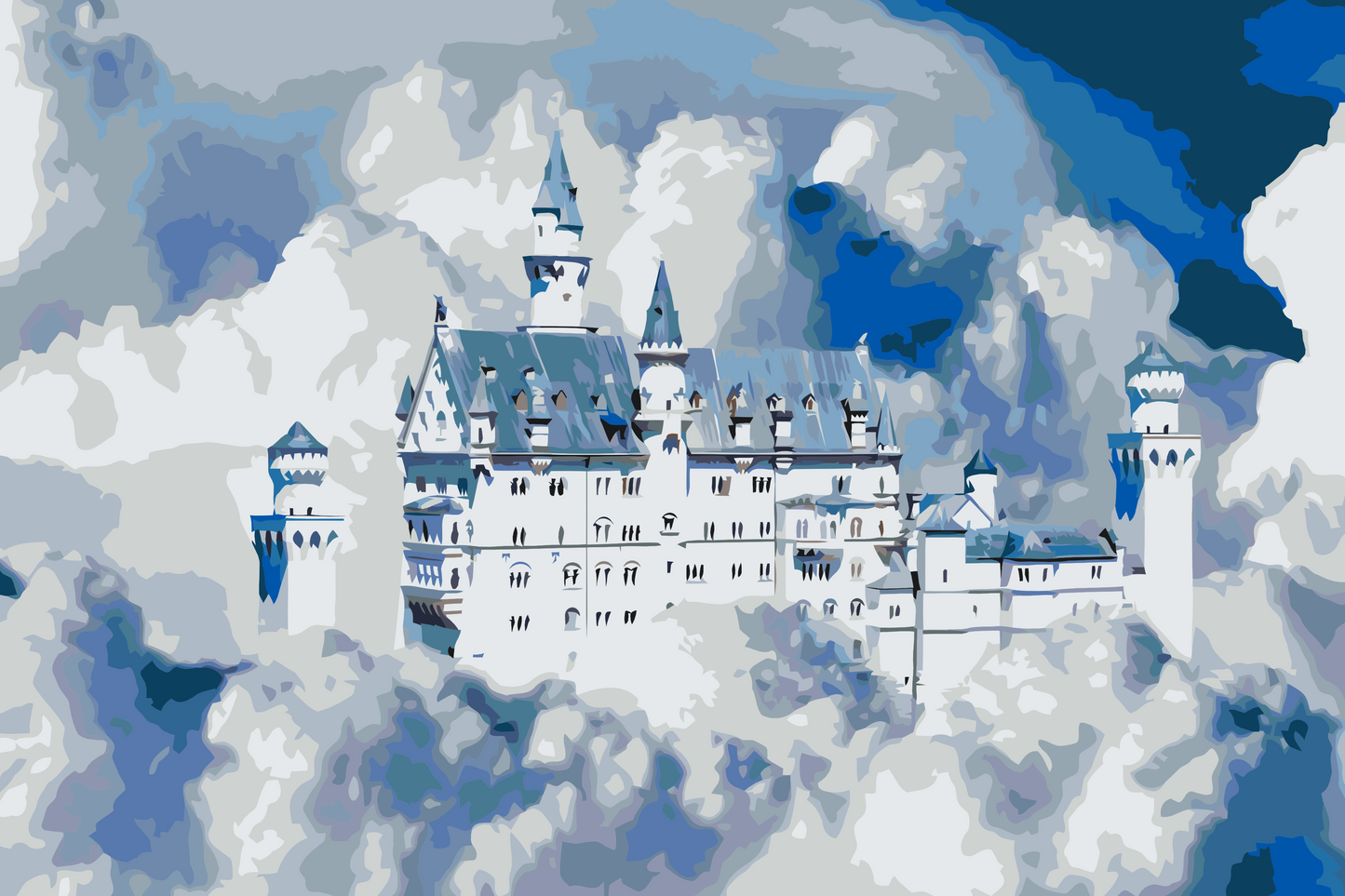 Paint by Numbers - Slot Neuschwanstein 2