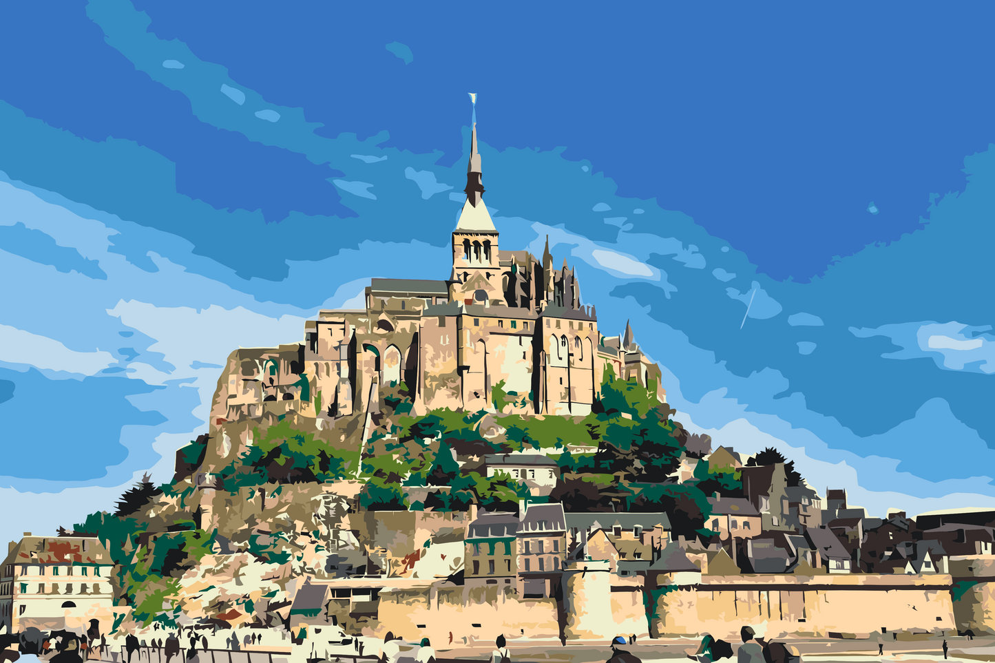 Paint by Numbers - Mont St. Michel