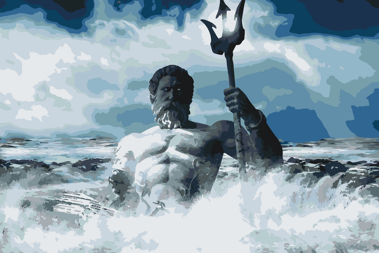 Paint by Numbers - Poseidon