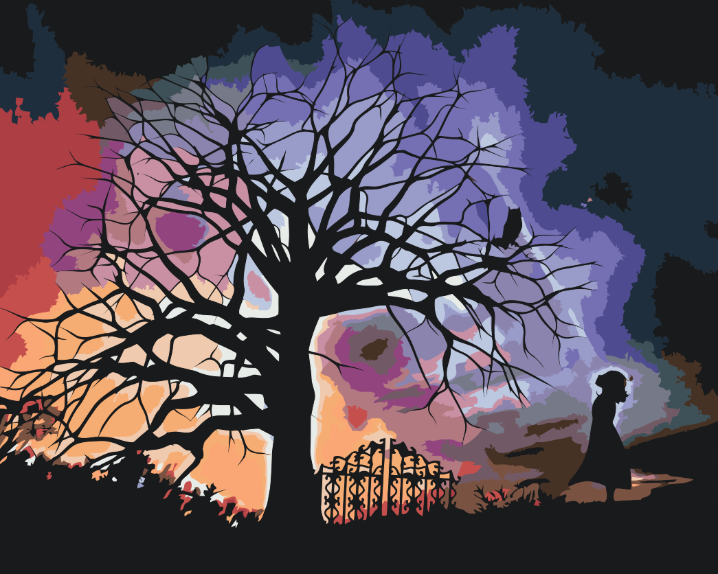 Paint by Numbers - Pige under nattehimlen