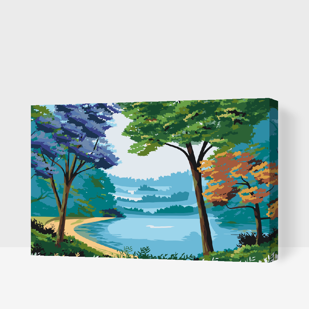 Paint by Numbers - Farverig natur