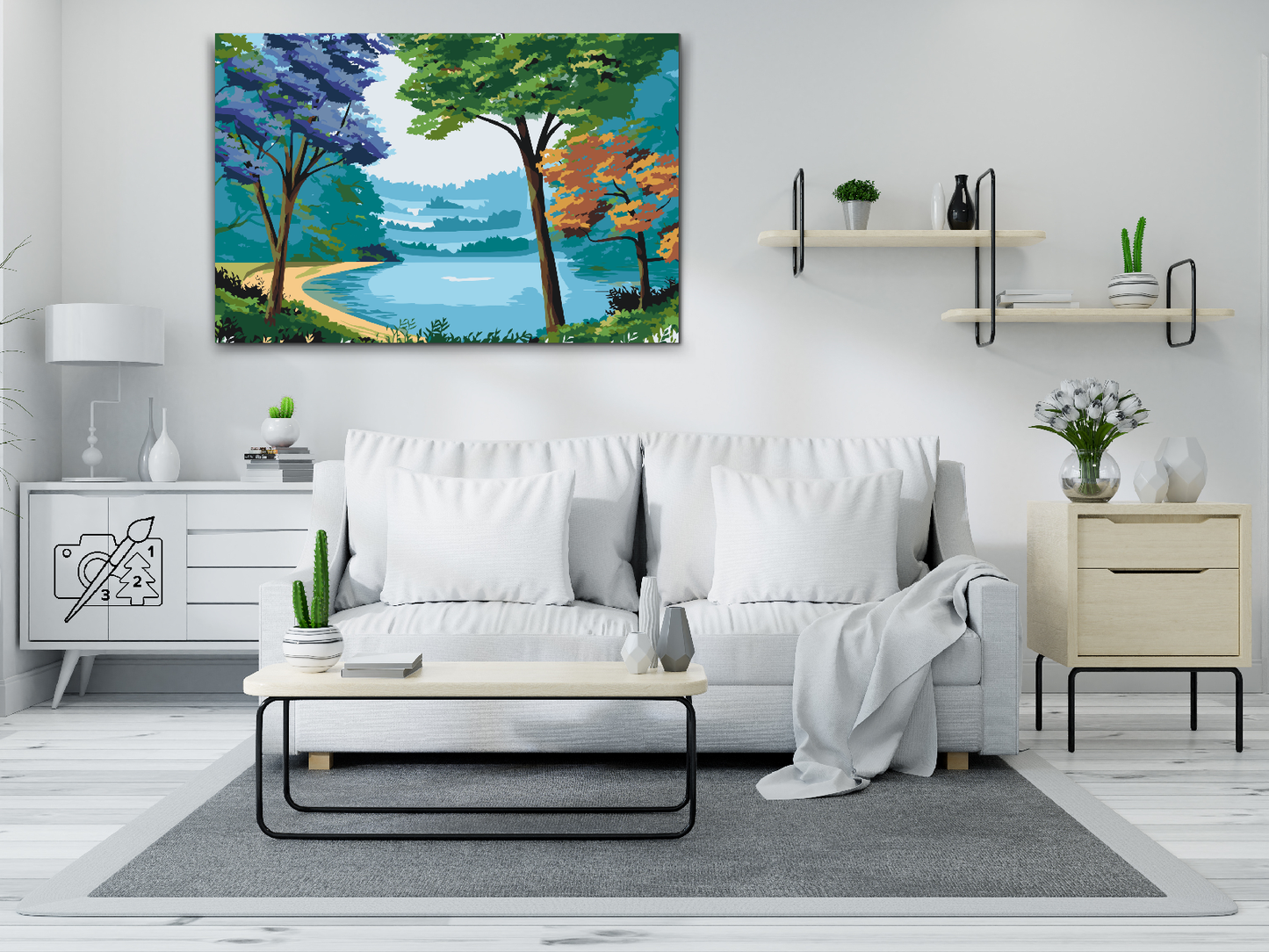 Paint by Numbers - Farverig natur