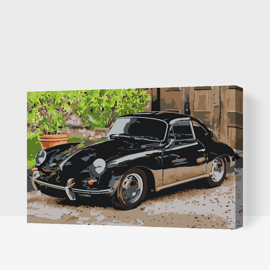 Paint by Numbers - Gamle Porsche
