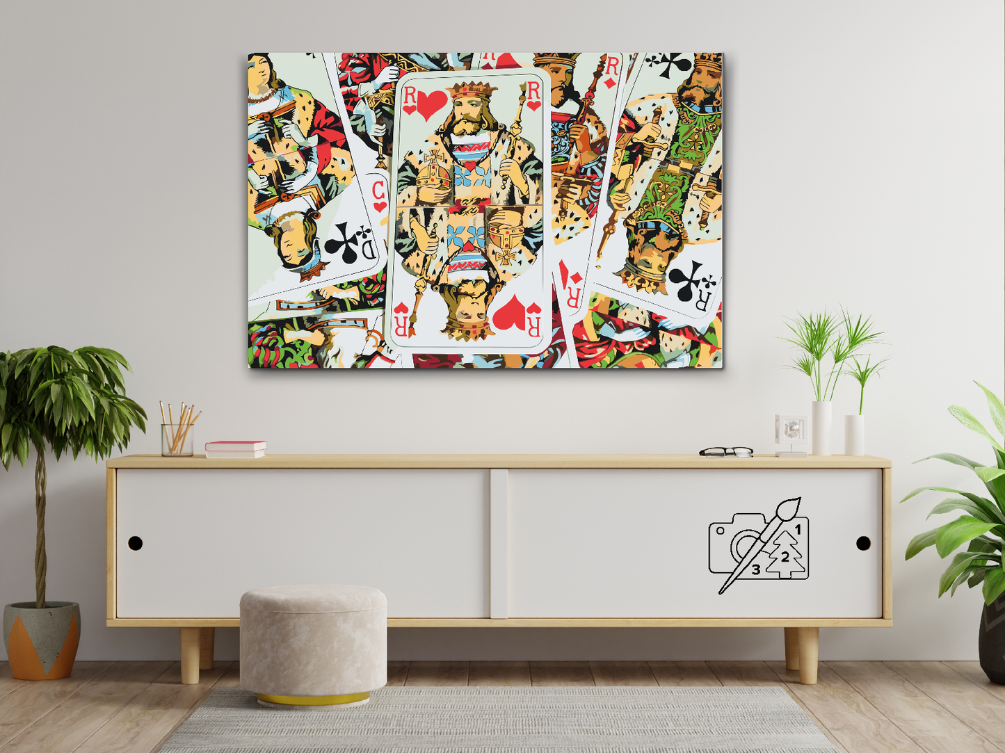 Paint by Numbers - Kongekort