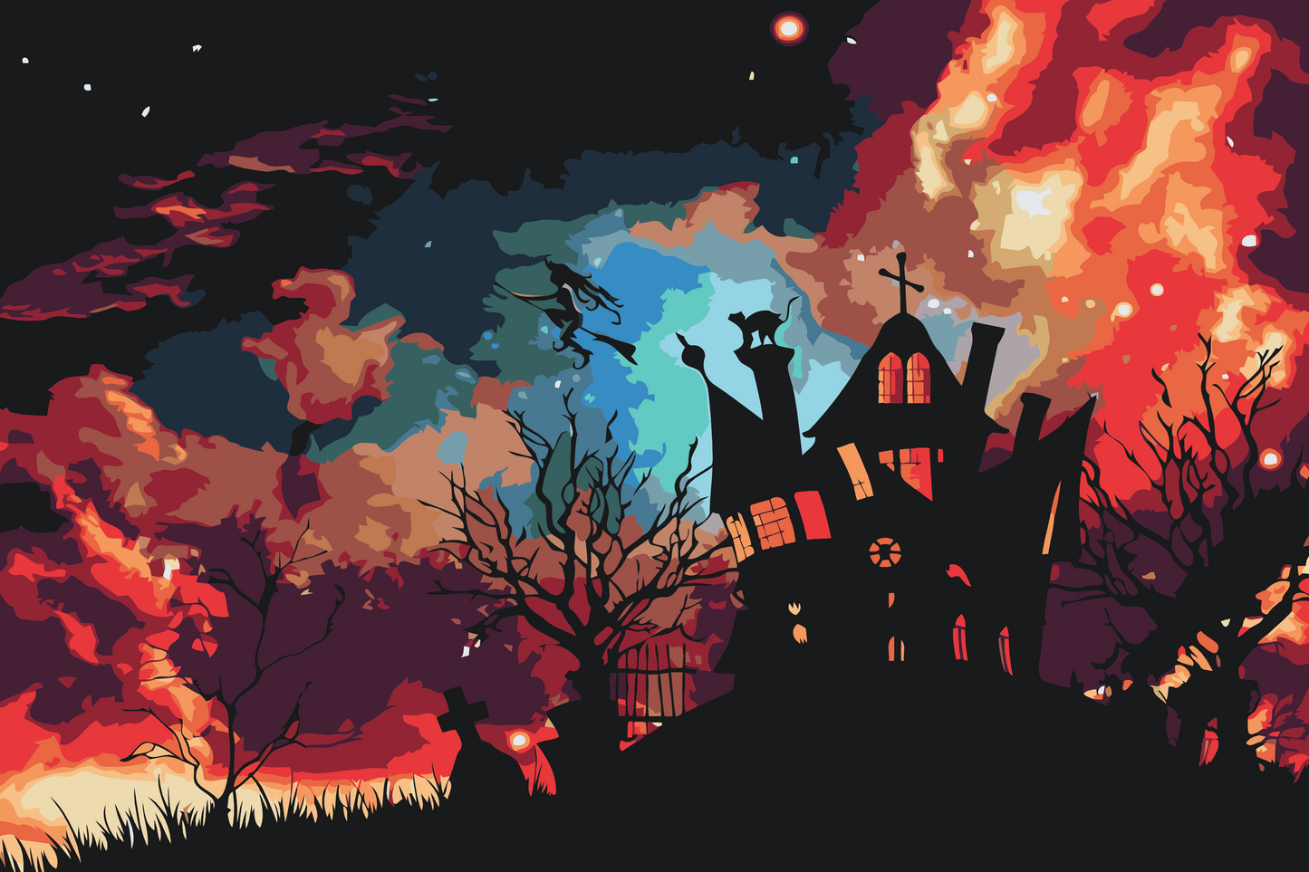Paint by Numbers - Horror House