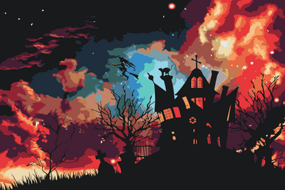 Paint by Numbers - Horror House