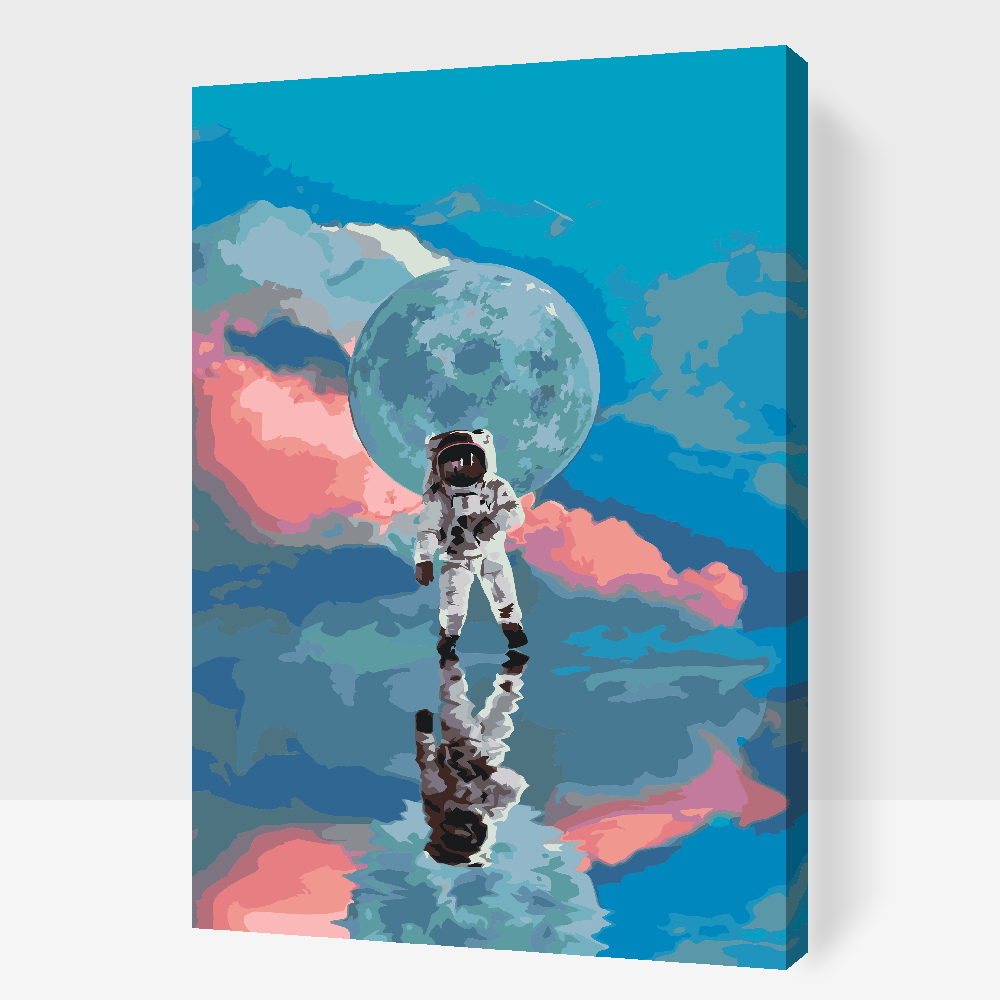 Paint by Numbers - Astronaut på vandet