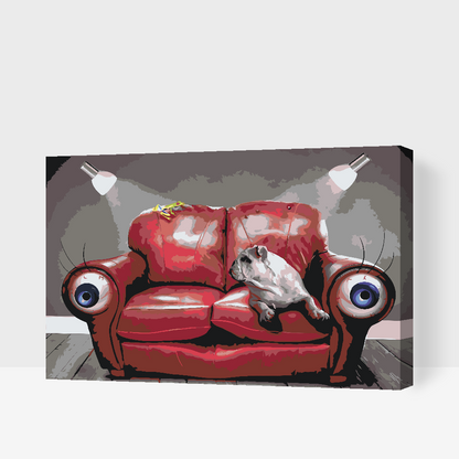 Paint by Numbers - Sofahund