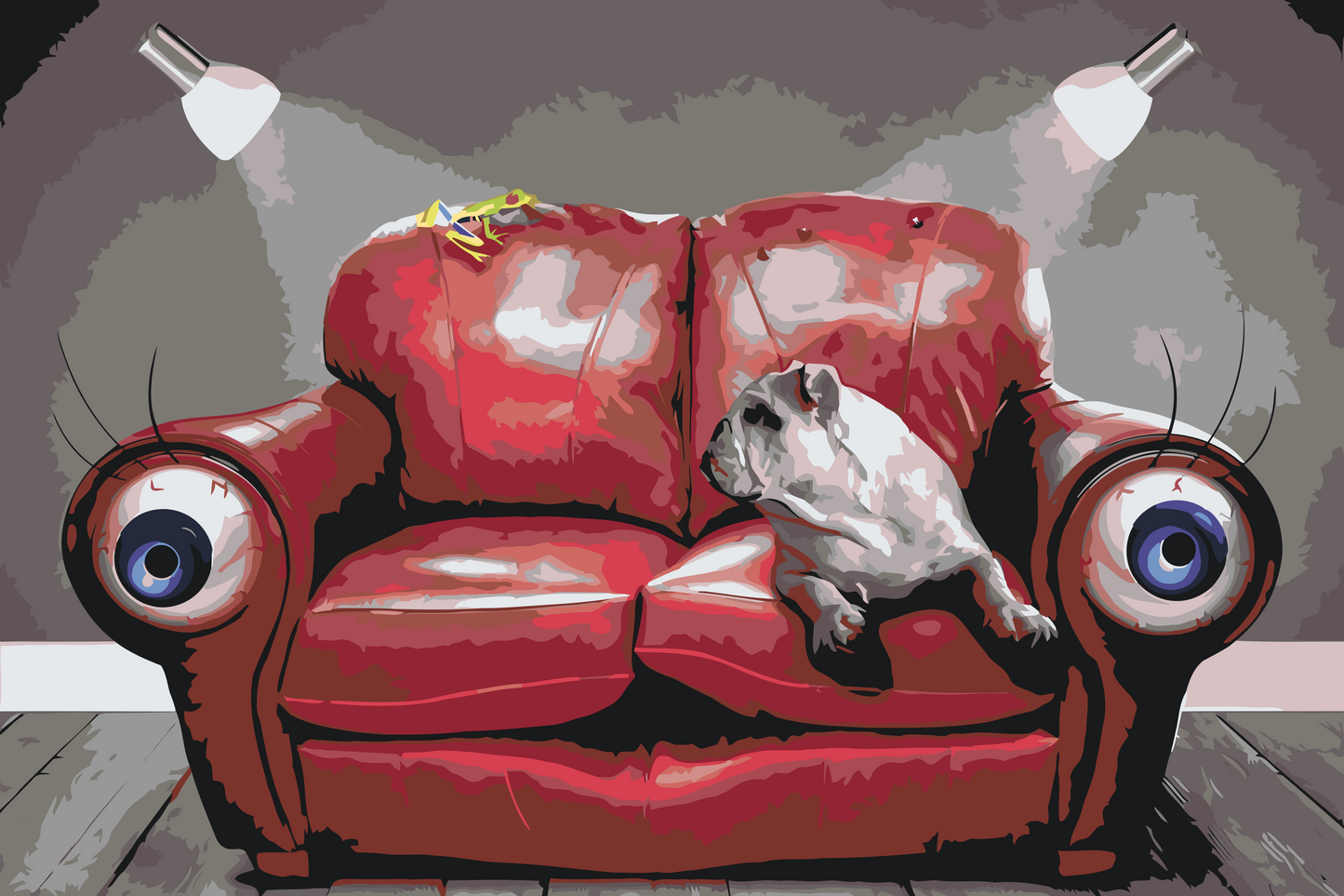 Paint by Numbers - Sofahund