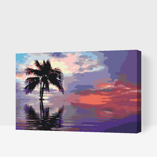 Paint by Numbers - Palme i havet