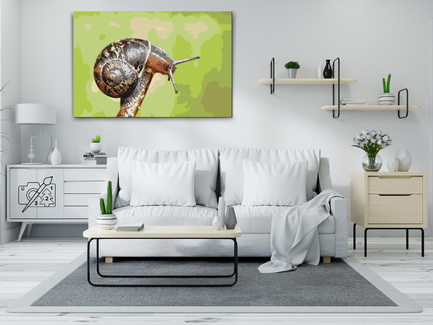 Paint by Numbers - Snegl