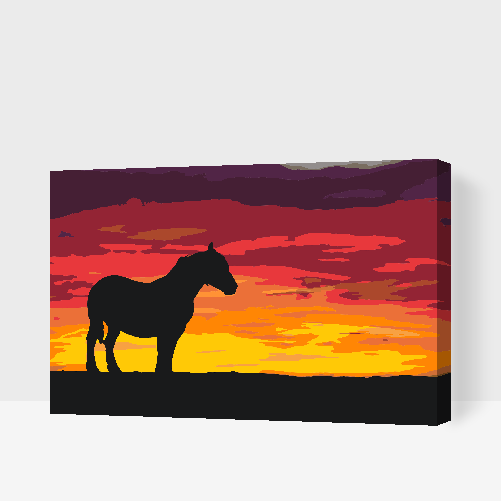Paint by Numbers - War Horse