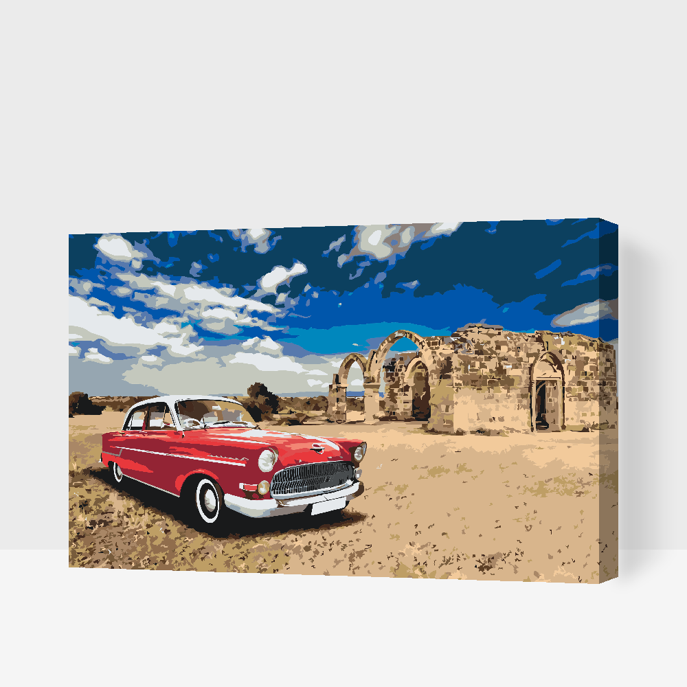 Paint by Numbers - Retro bil