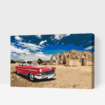 Paint by Numbers - Retro bil