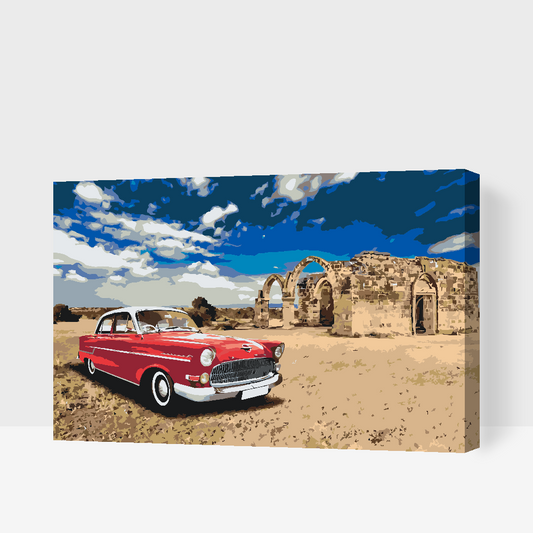 Paint by Numbers - Retro bil