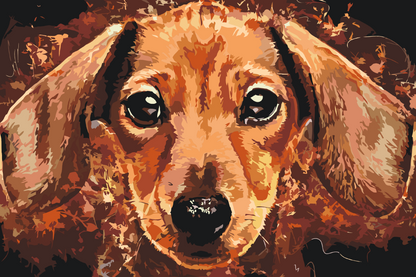 Paint by Numbers - Gravhundhoved