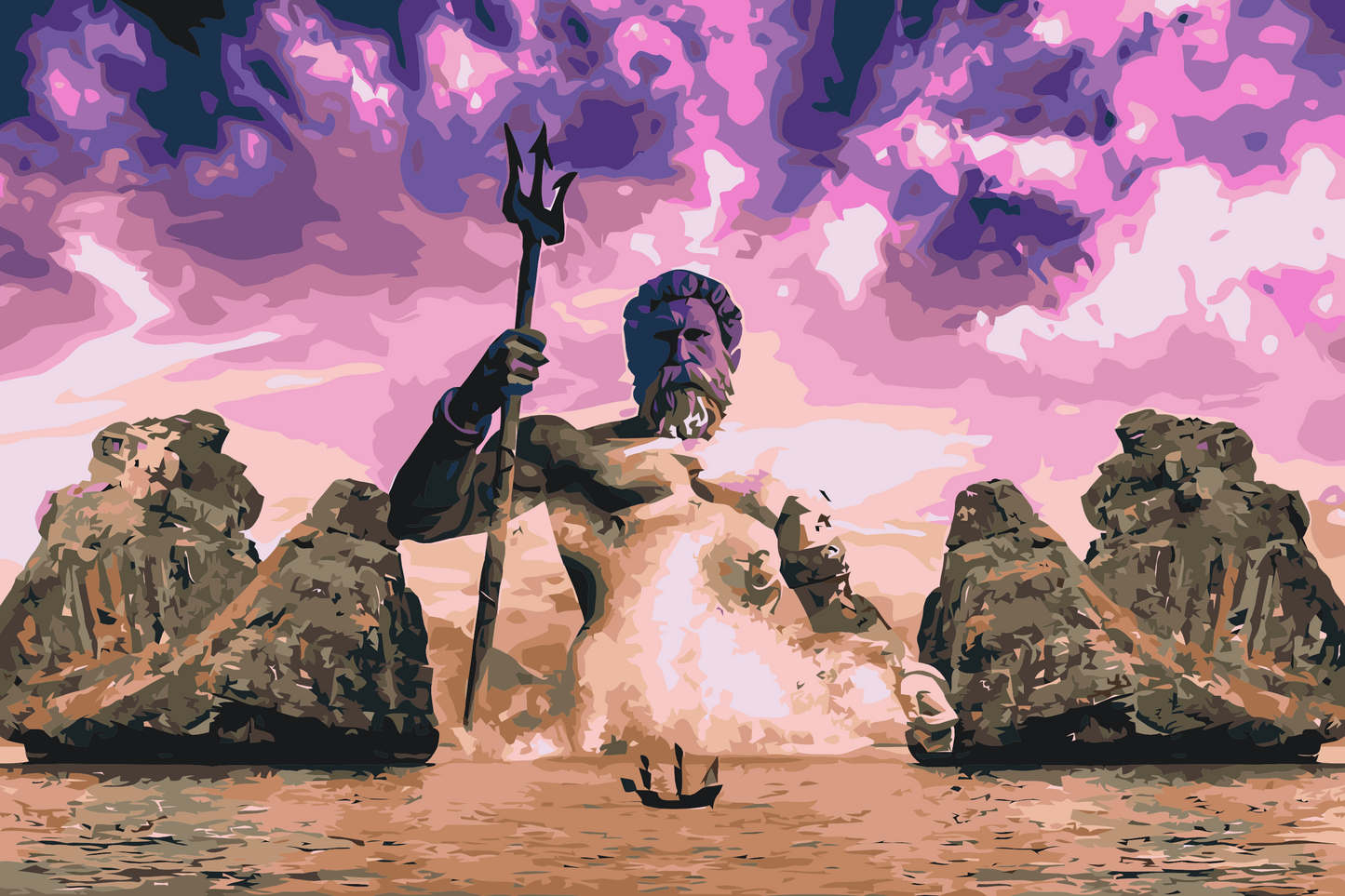 Paint by Numbers - Poseidon 2