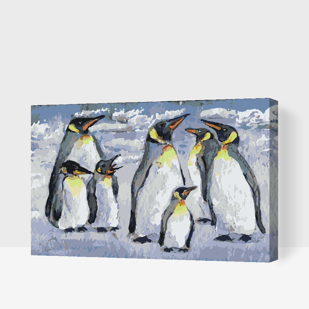 Paint by Numbers - Pingviner