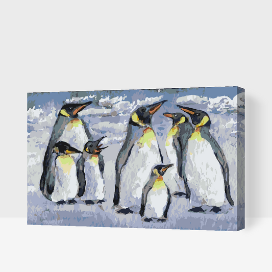 Paint by Numbers - Pingviner