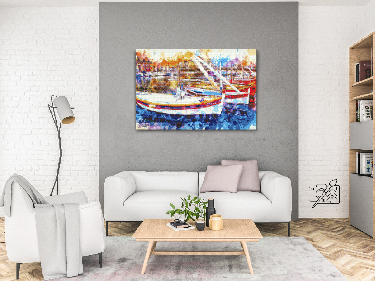Diamond Painting - Farverig kaj