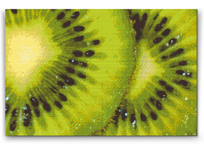 Diamond Painting - Kiwi-baggrund