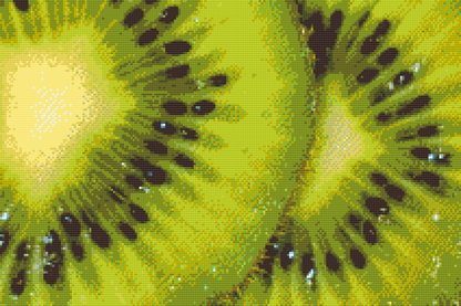 Diamond Painting - Kiwi-baggrund