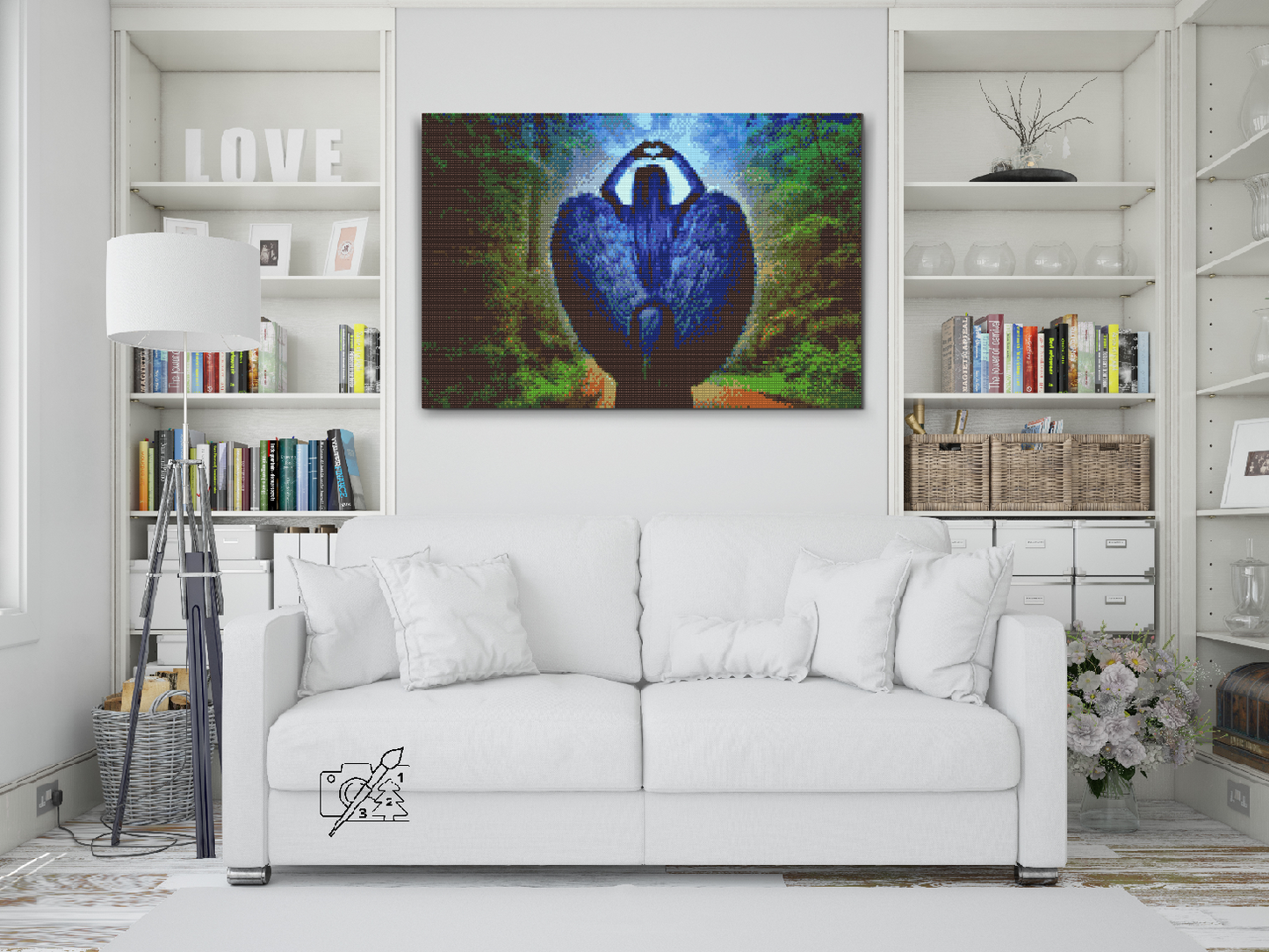 Diamond Painting - Engel Spreder Kærlighed
