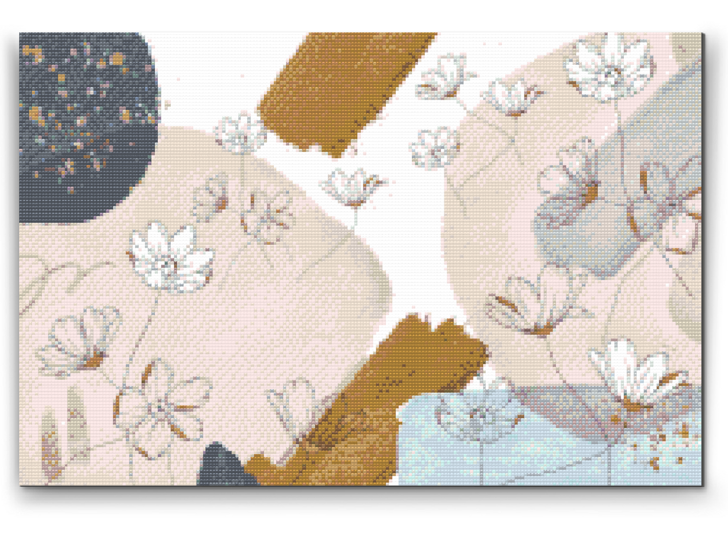 Diamond Painting - Blomsterbaggrund