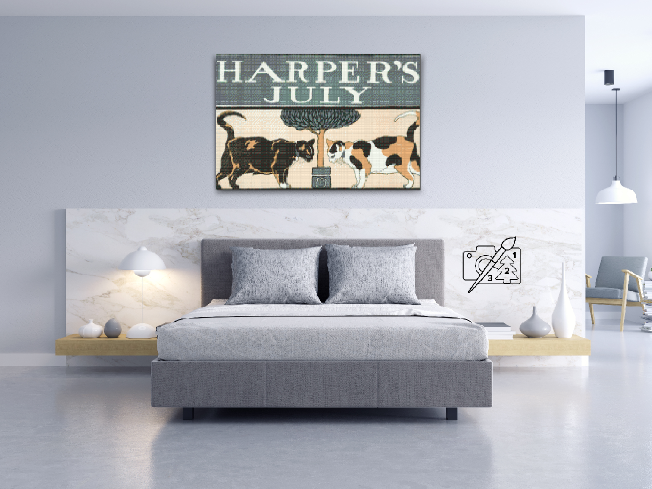 Diamond Painting - Harper's July