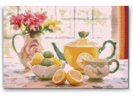 Diamond Painting - Te klokken fem