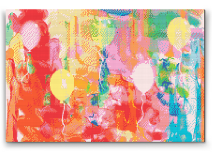 Diamond Painting - Abstrakte balloner