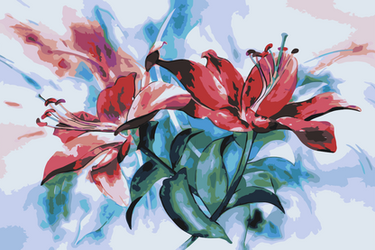 Paint by Numbers - Liljer