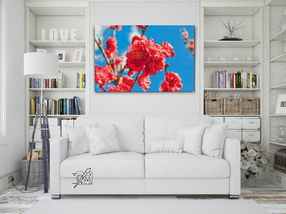 Diamond Painting - Ferskenblomst